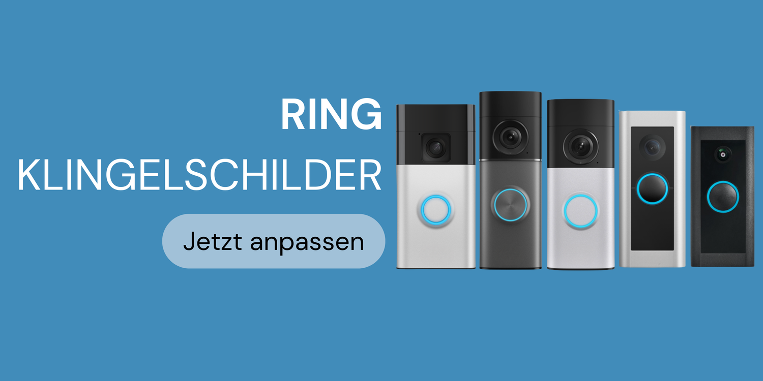 Klingelschilder für Ring