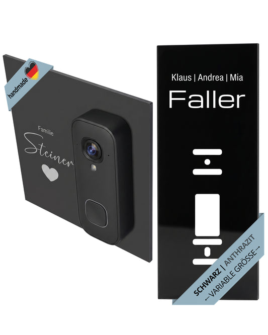 Klingelschild für Blink Videotürklingel 2K+ (festverdrahtet, neueste Gen.)
