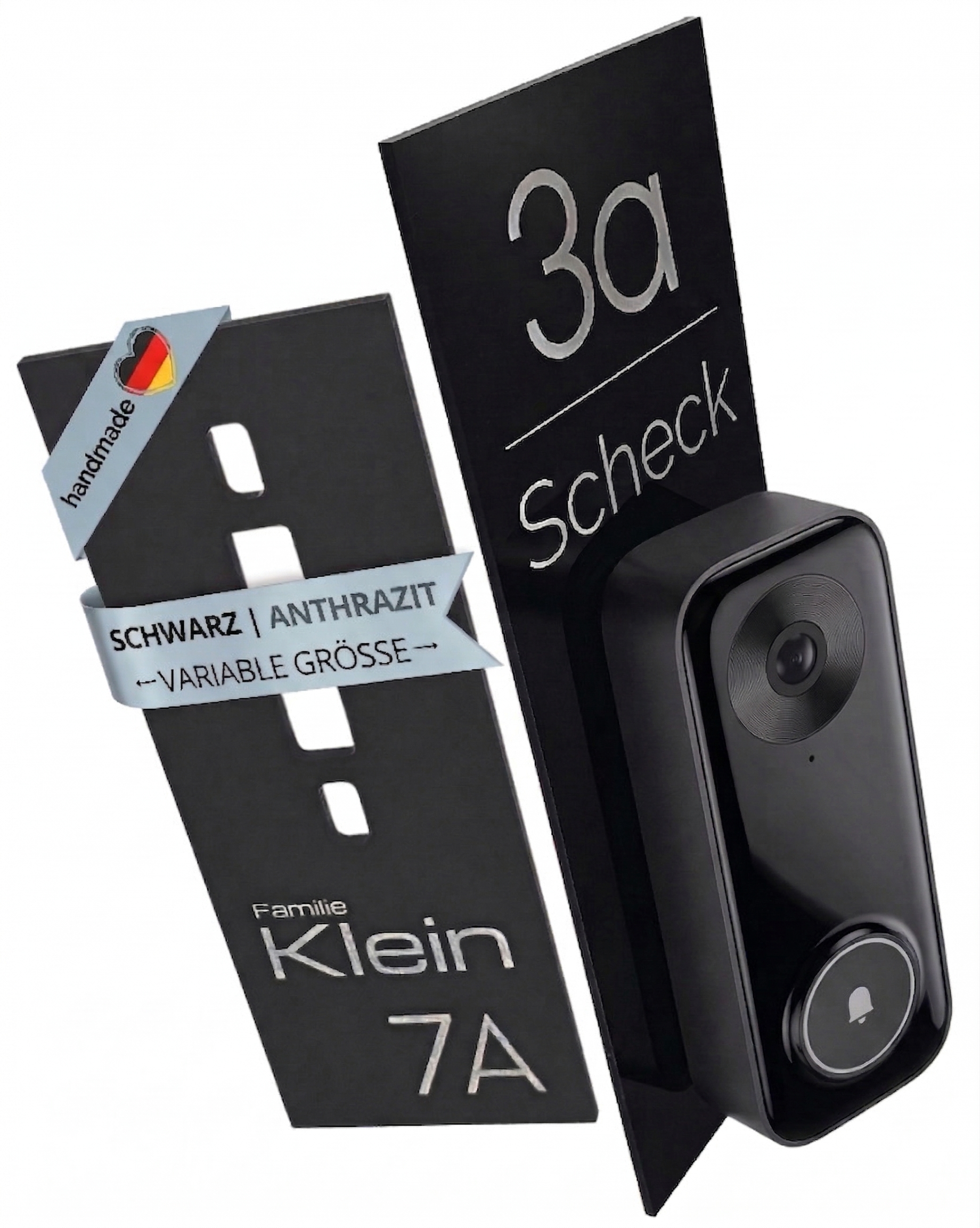 Klingelschild für Aqara G400 – personalisiertes Acrylglas Namensschild mit Lasergravur von LazerlichtCraft
