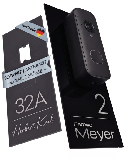 Klingelschild für Blink Videotürklingel 2K+(Batterie), System & 1. Gen