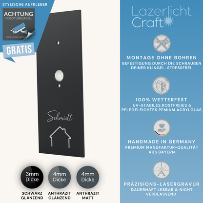 Klingelschild für Unifi Doorbell Lite